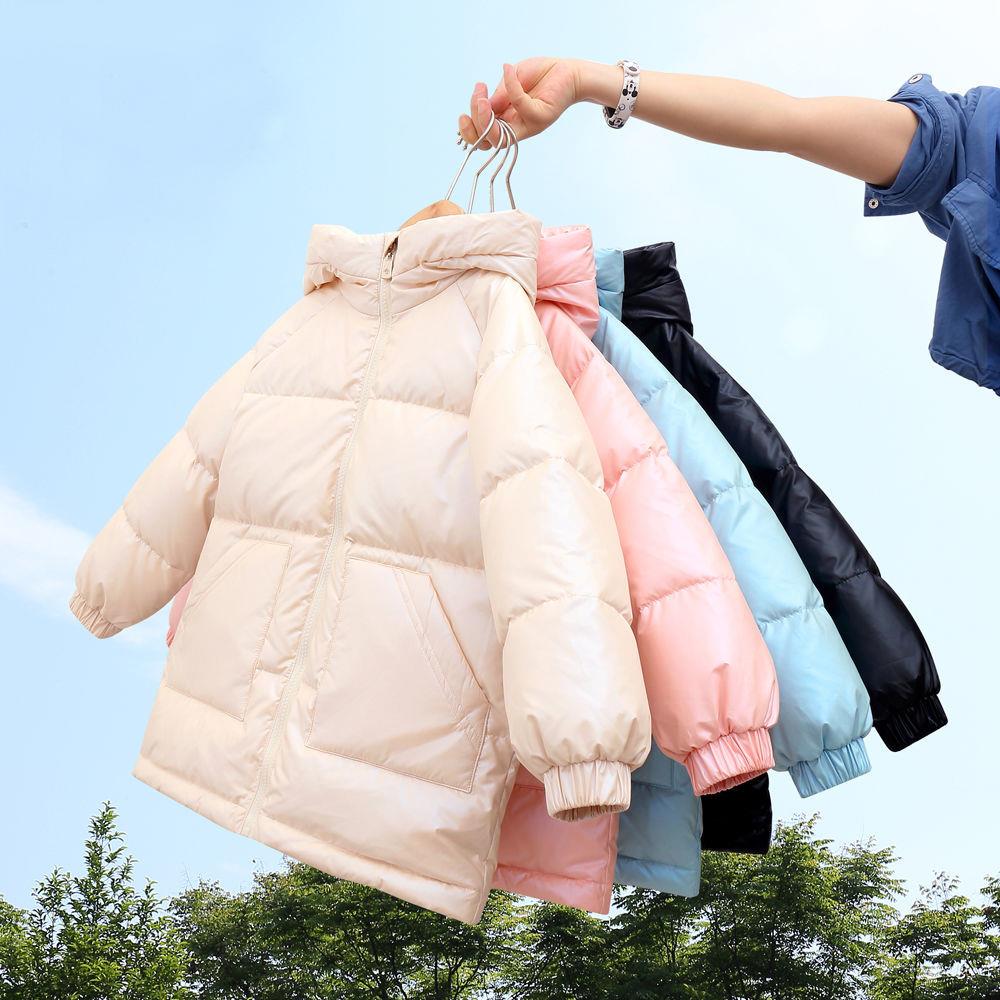 波司登儿童羽绒服中长款女童新款中大童装洋气宝宝冬装男童加厚免