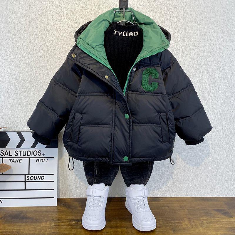 波司登男童加厚羽绒服2023新款儿童韩版冬季白鸭绒棉衣洋气宝宝棉