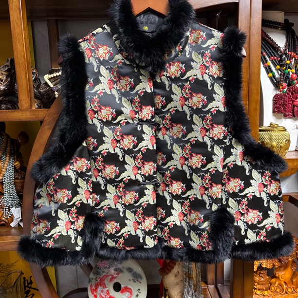 云贵人提花马甲3069