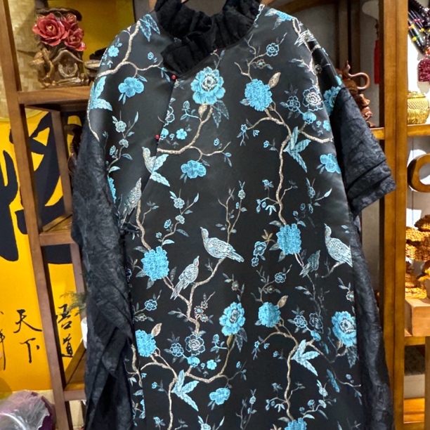 云贵人提花长裙4061