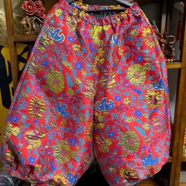 云贵人提花棉裤4074