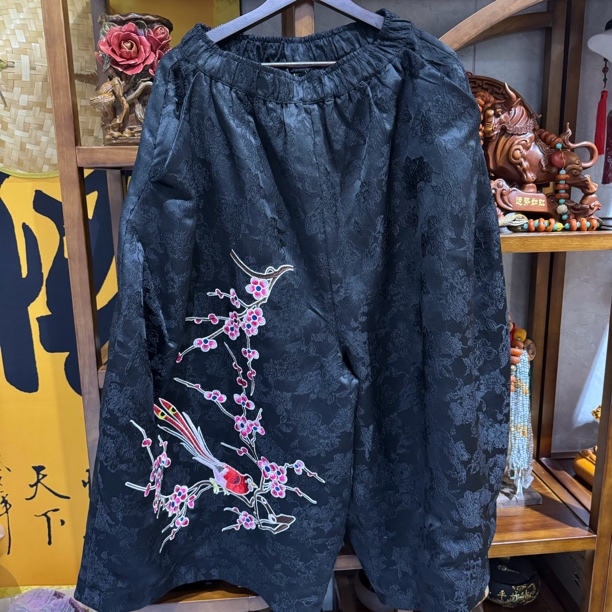 云贵人刺绣长裤4060