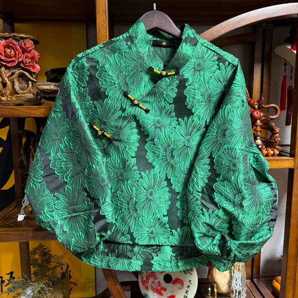 云贵人提花外套4048A