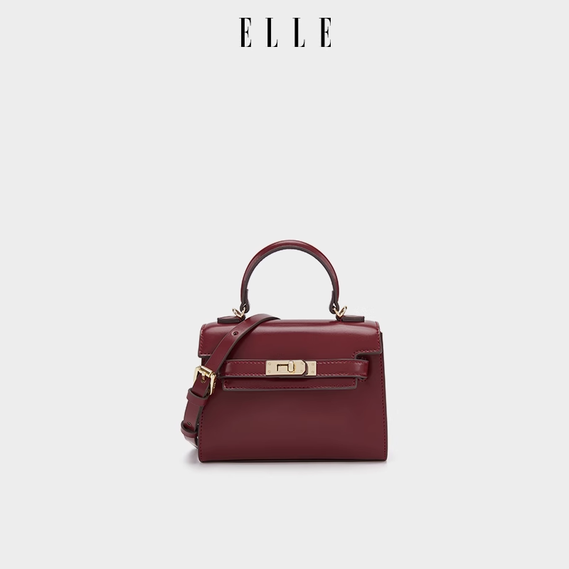 ELLE【财阀女主】流光风手提包凯丽方包百搭斜挎包女士24815