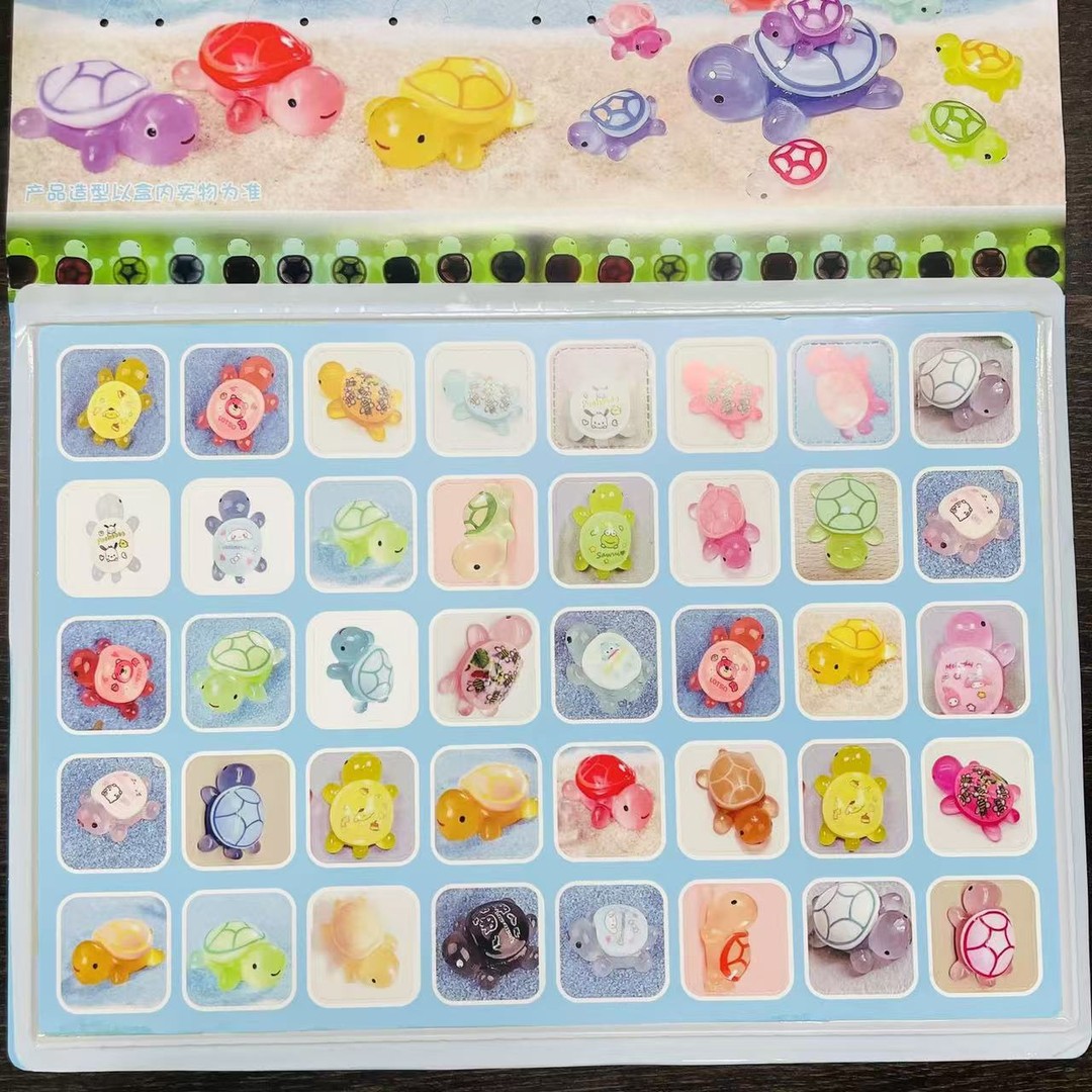 水晶夜光水晶乌龟40洞戳戳乐儿童玩具立体公仔学校奖励学生礼物