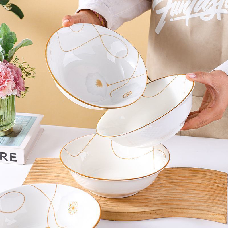 【粉丝专享】4支装！岁月静好6英寸斗面碗