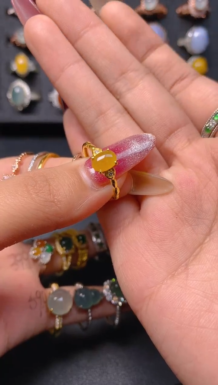 【闪购商品】翡翠戒指未镶嵌18