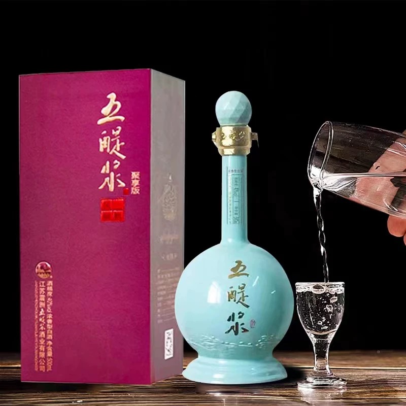 五醍浆聚享版一帆风顺宴请白酒浓香型纯粮粮食6瓶装40度500ml40度