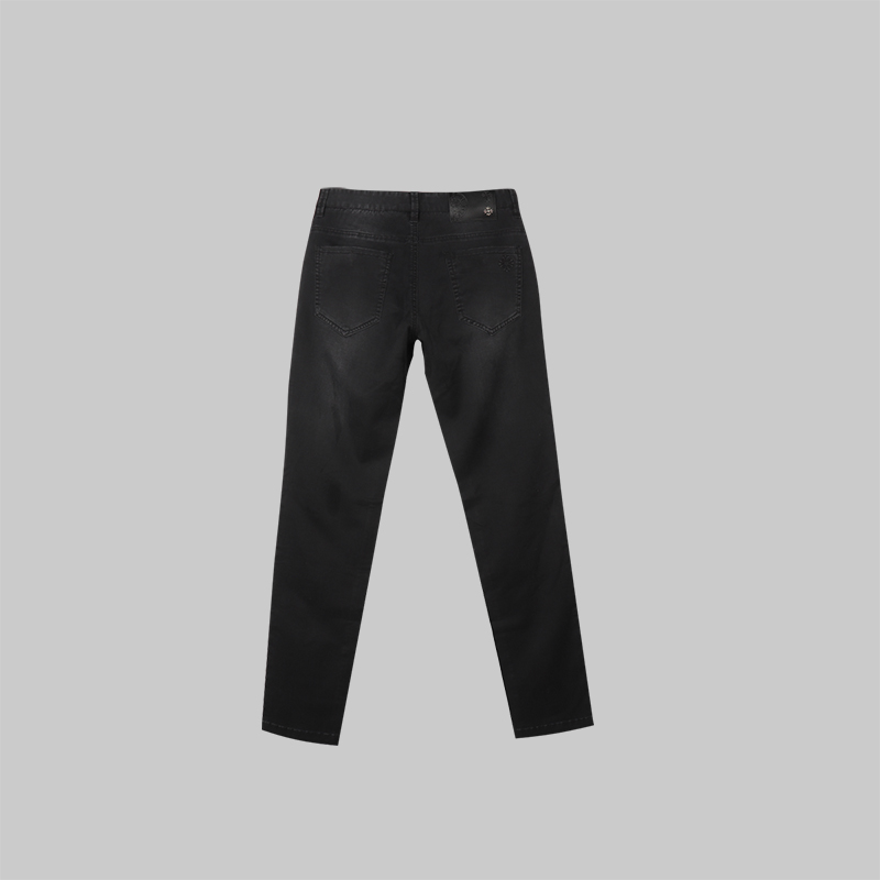 黑色软牛仔裤秋/1