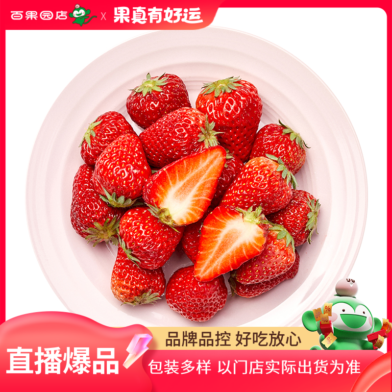 【500g】招牌-红芭蕾草莓（大）酸甜可口1份约500g