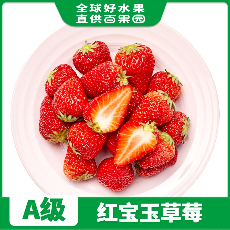 A级-红宝玉草莓（大）酸甜可口1份约500g