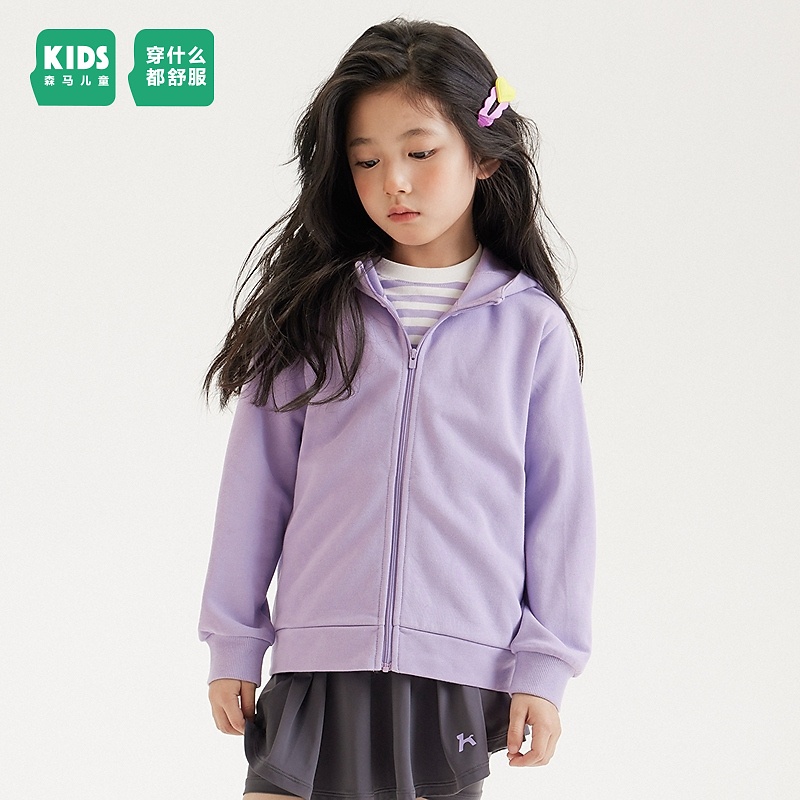 森马儿童2024中大童男女童外套宽松休闲时尚舒服长袖280924181201