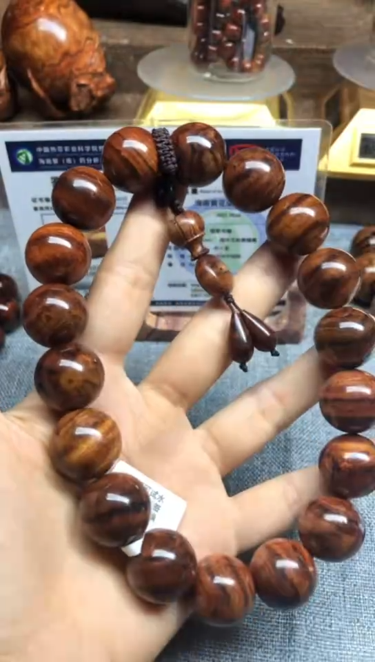 【闪购商品】降香黄檀手串/手链海黄6