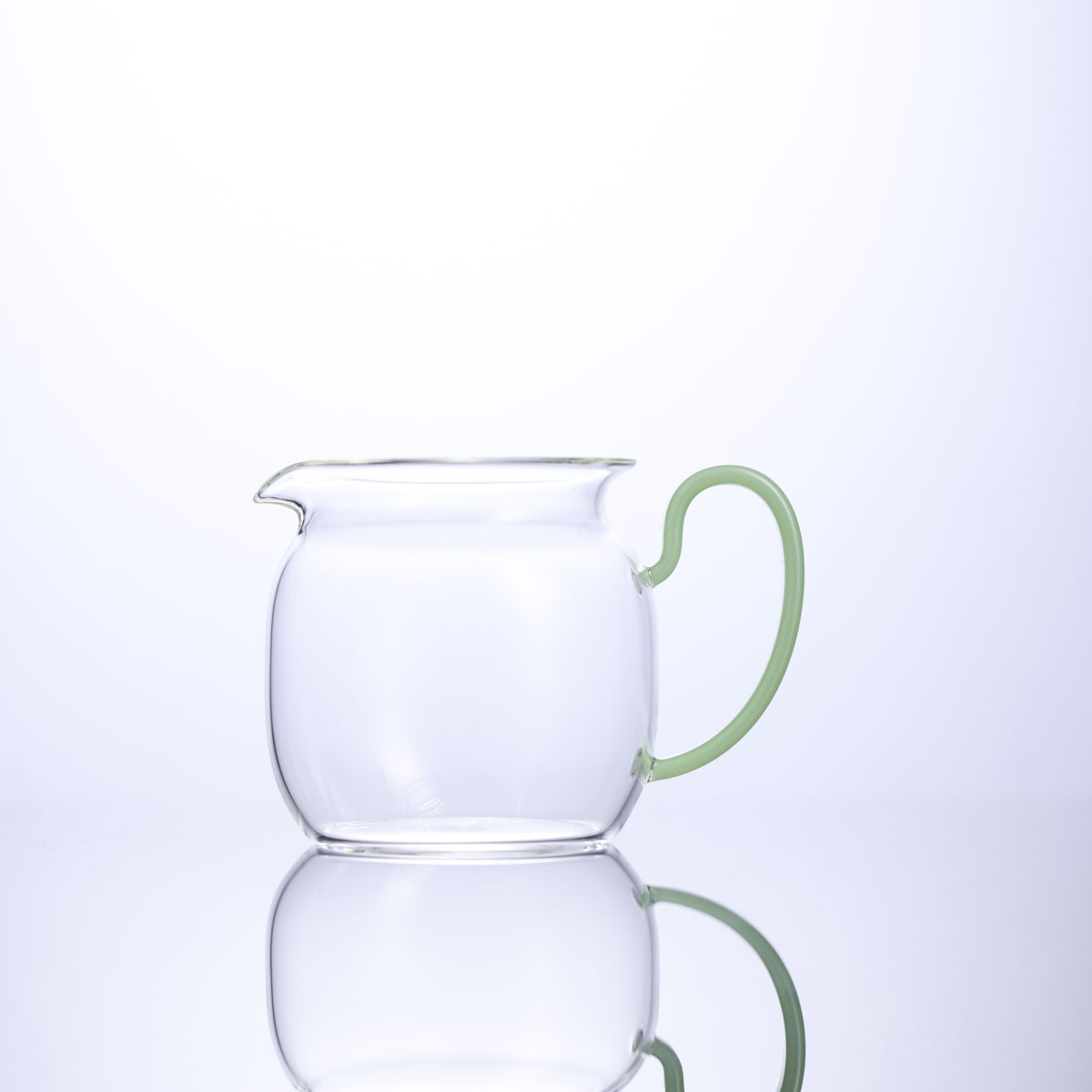 自慢堂-正把茶盅惜春-手工轻奢玻璃公道杯耐热