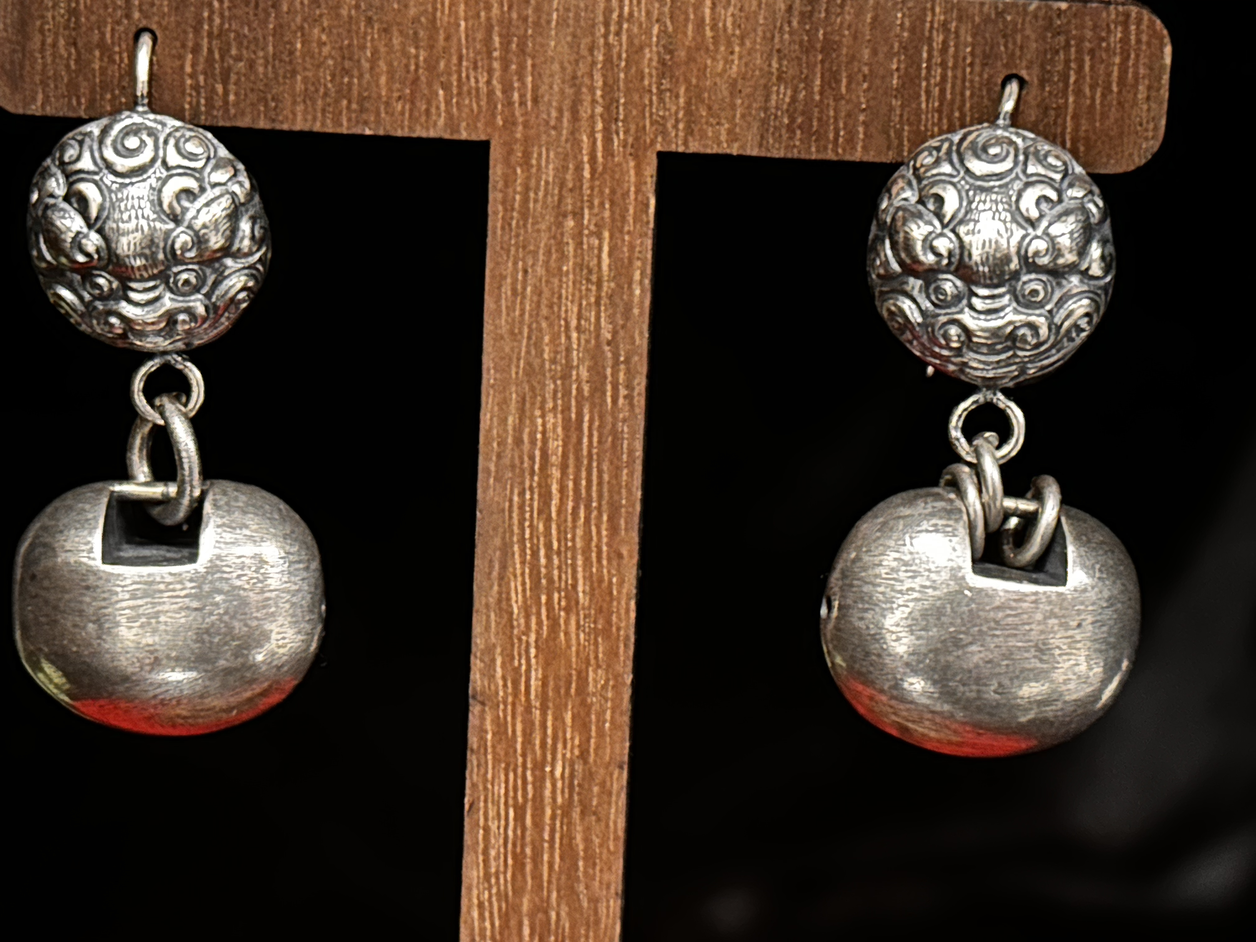 925银耳饰 复古耳饰