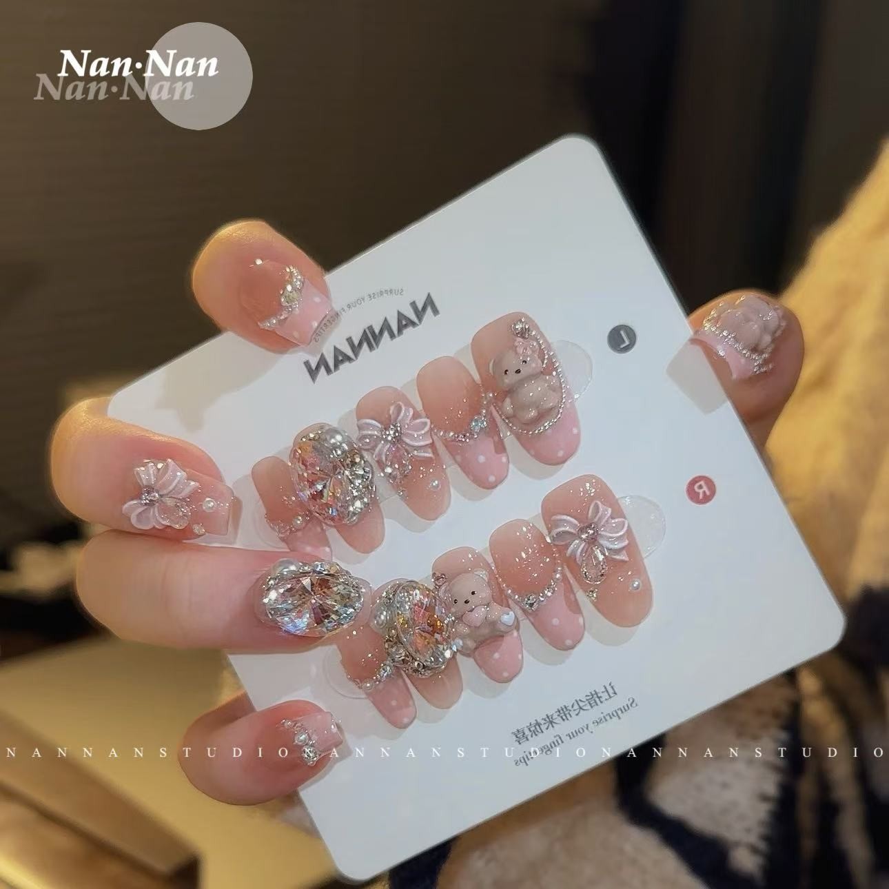 NANNAN[维尼日记]手工穿戴甲H695（XX-08）