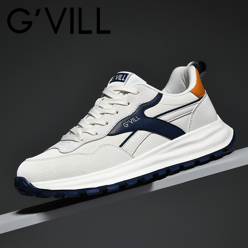 G'VILL/贵之步男士休闲鞋透气时尚百搭潮鞋防滑耐磨户外运动鞋男商品图