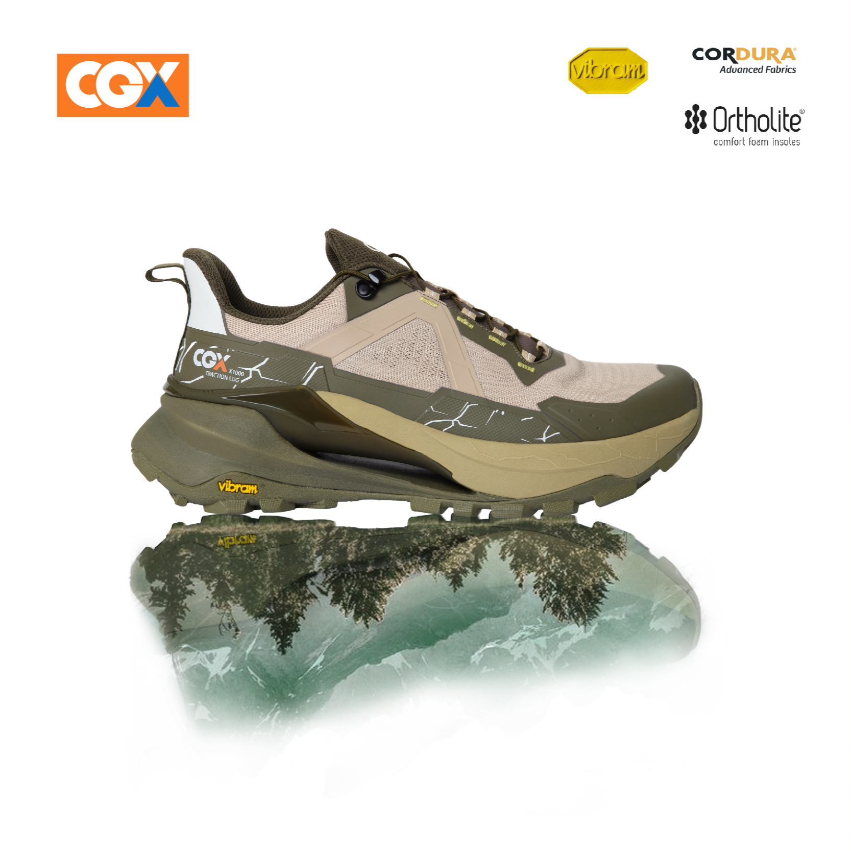 CGX春夏户外舒适缓震防滑透气运动越野徒步登山时尚休闲男鞋X1020