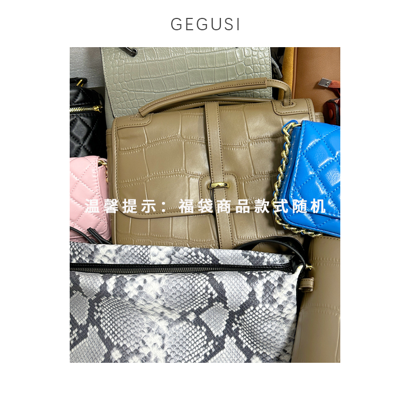GEGUSI【福袋】真皮手提包女包 温馨提示：福袋商品款式随机