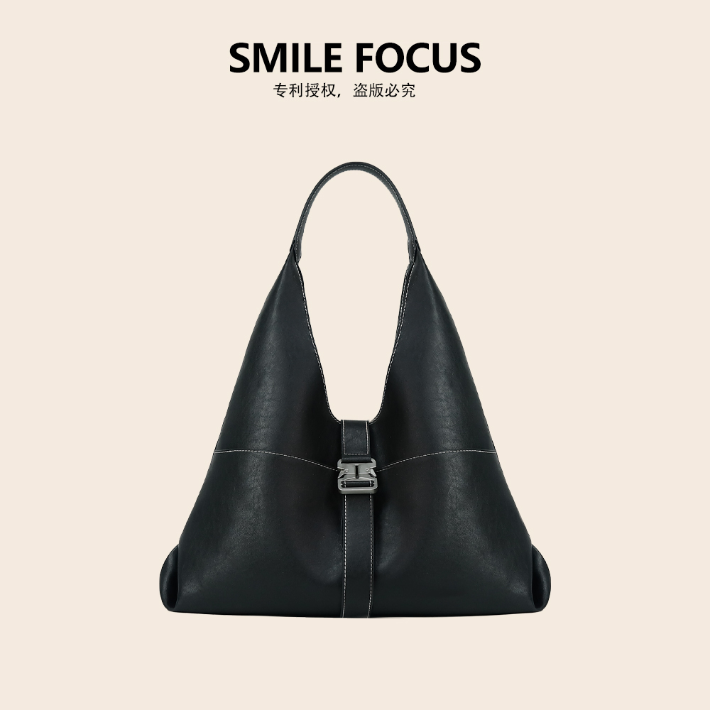 SMILE FOCUS微笑有约品牌2024新款单肩腋下包高级质感手提托特包