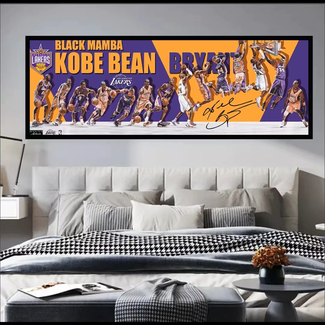 NBA床头挂画粉丝福利 40*150