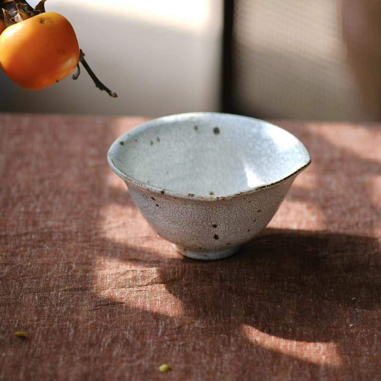 小喜宅 落苏方方碗（直径约12cm）