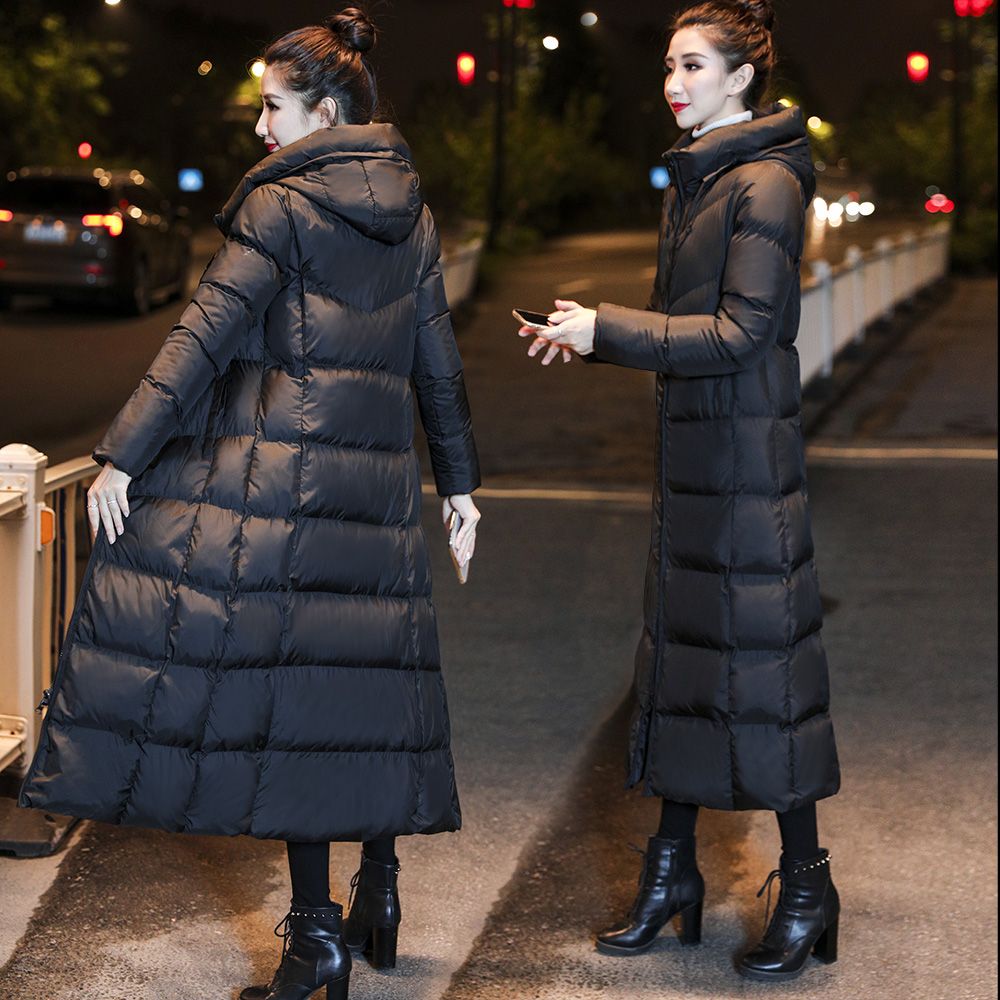 波司登羽绒服【反季清仓】欧雅欣羽绒衣女冬季长款过膝羽绒羽绒羽