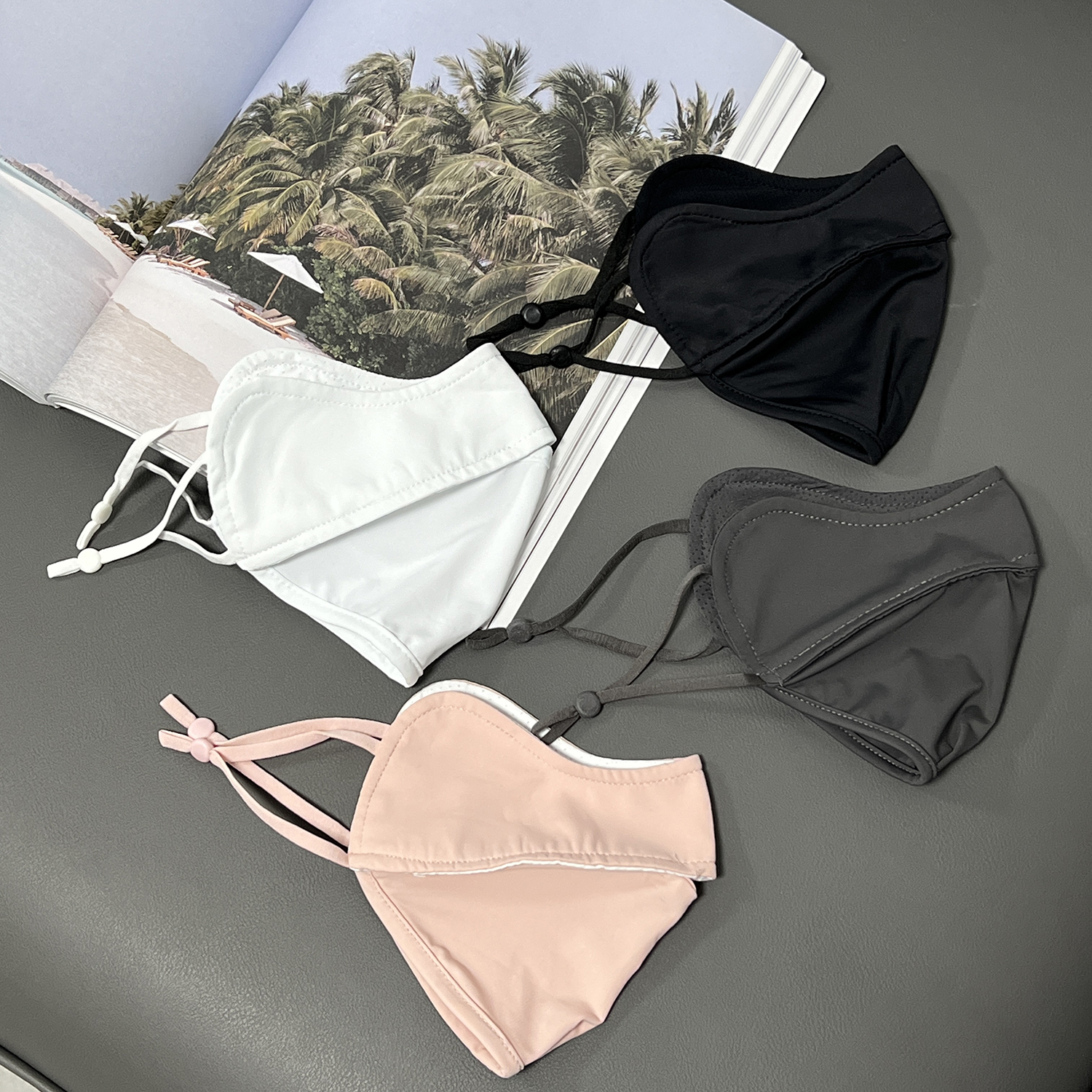 24041904A 冰感口罩女士UPF50+防晒98%防紫外线