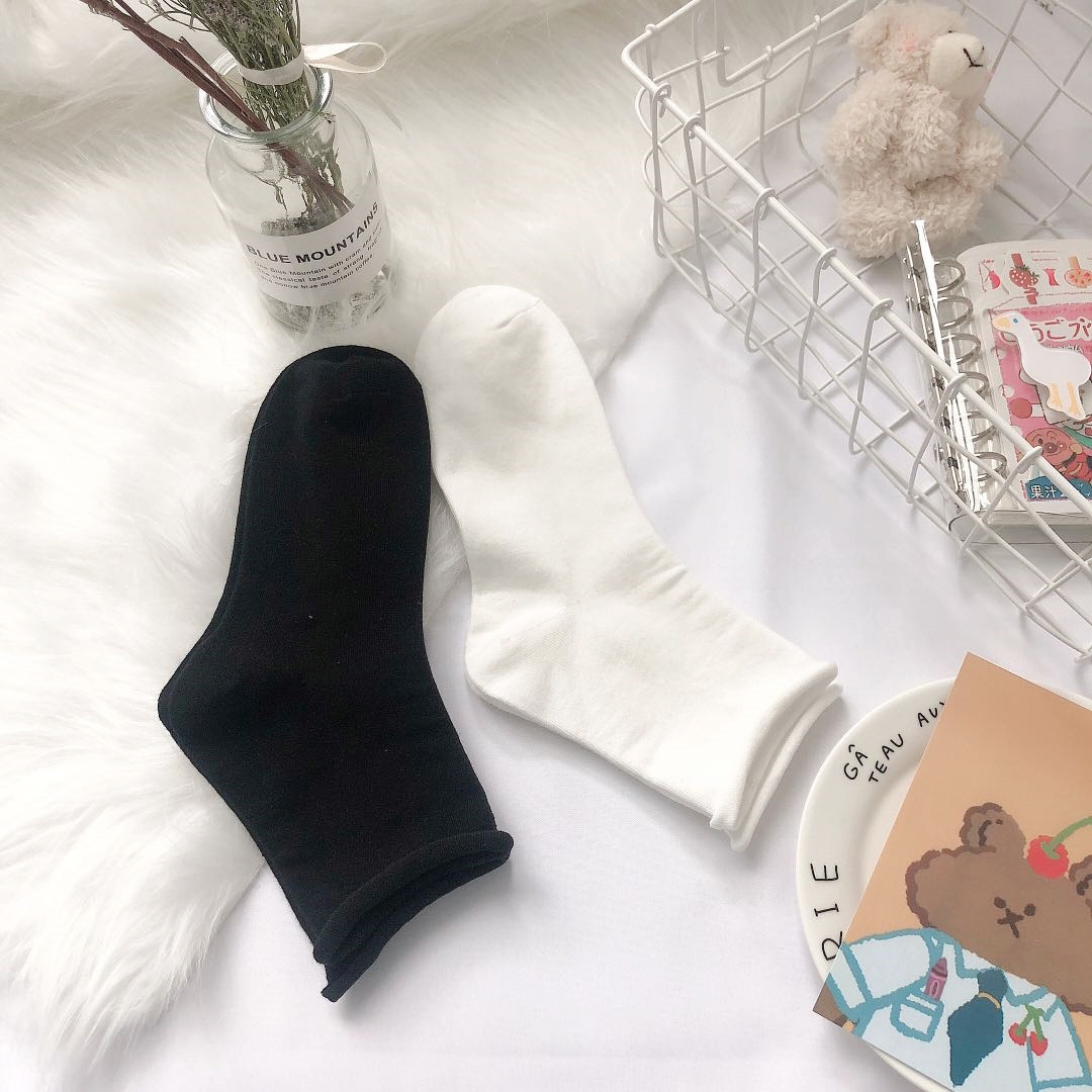 【虎妹推荐】小个子秋冬百搭堆堆袜（5双）