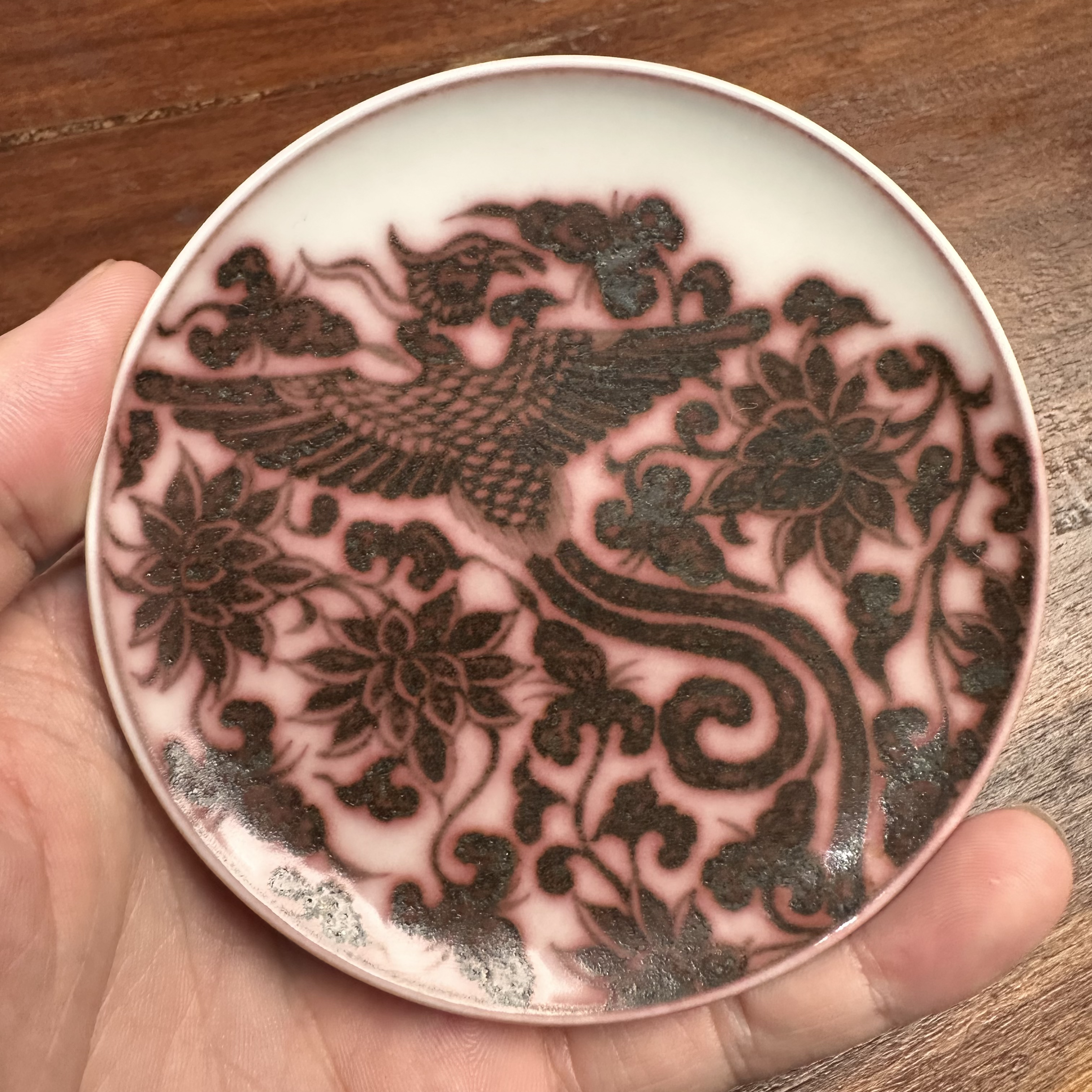 景秀天程凤凰杯垫