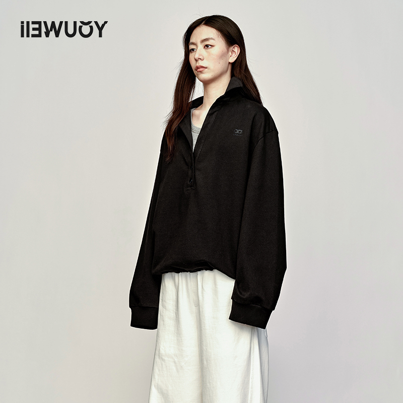 有尾YOUWEI春夏10号刺绣户外翻领卫衣Y1723302