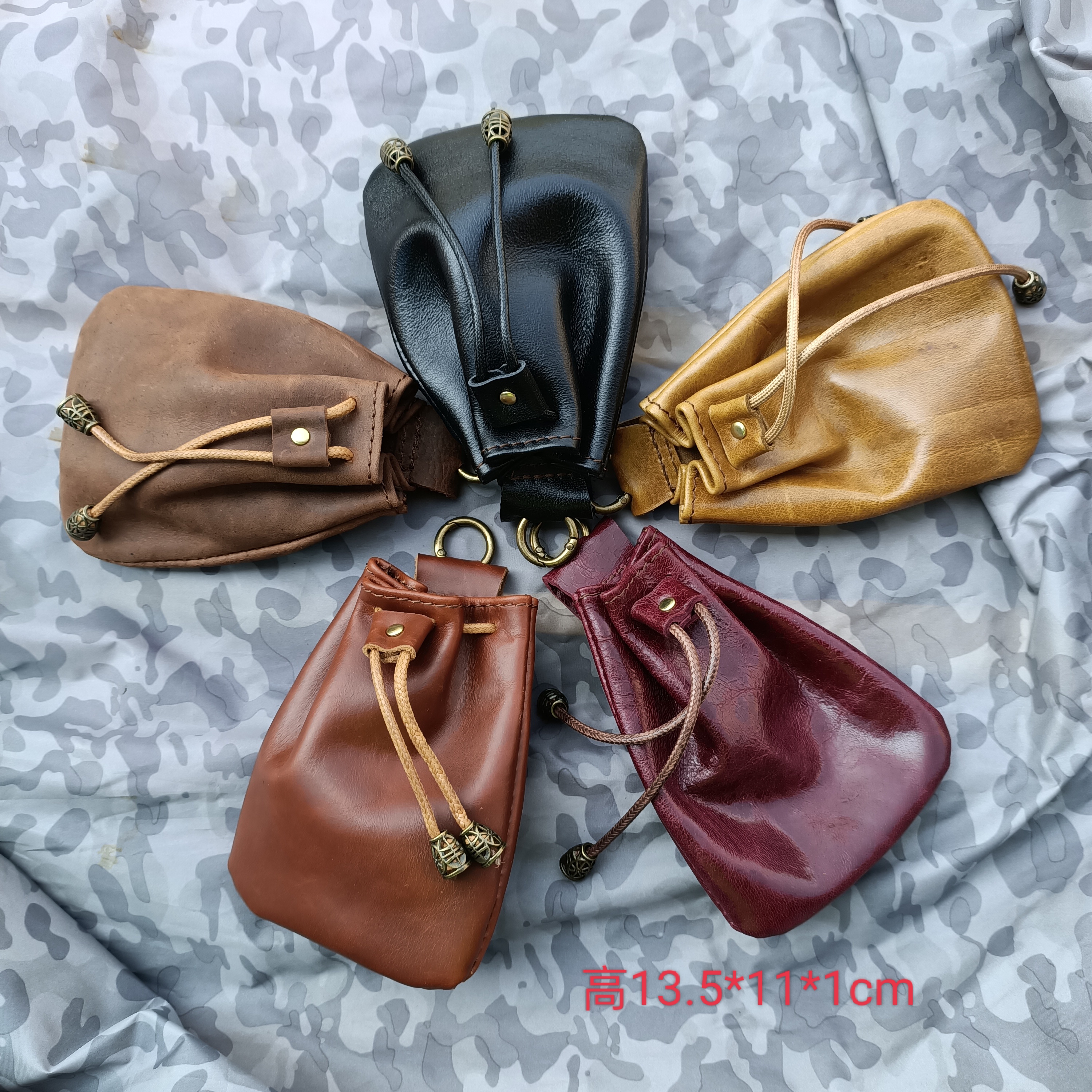 复古小收纳皮套 头层牛皮