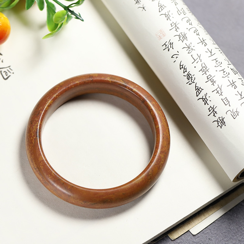 合金手镯 天然泗滨砭石手镯泗水富贵手镯礼品保健养生5A级泗水