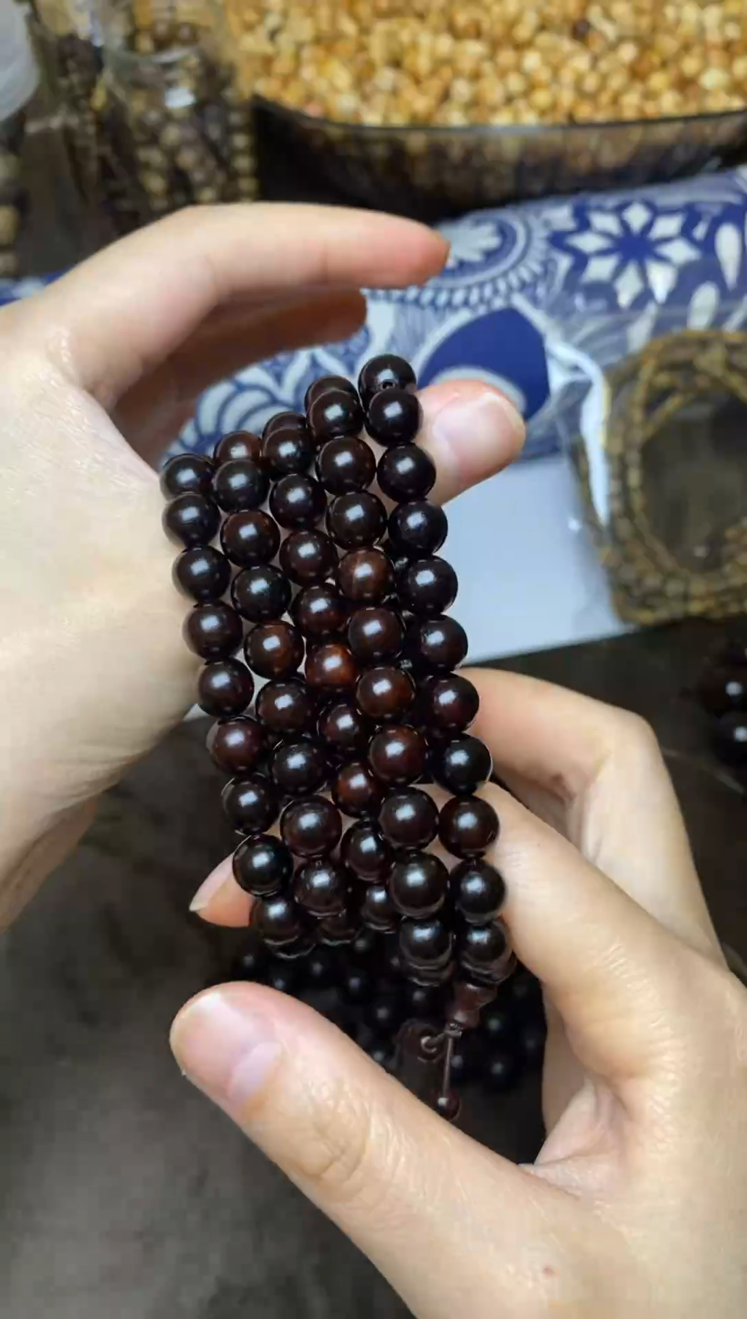 【闪购商品】小叶紫檀手串/手链小叶紫檀0.8*108颗