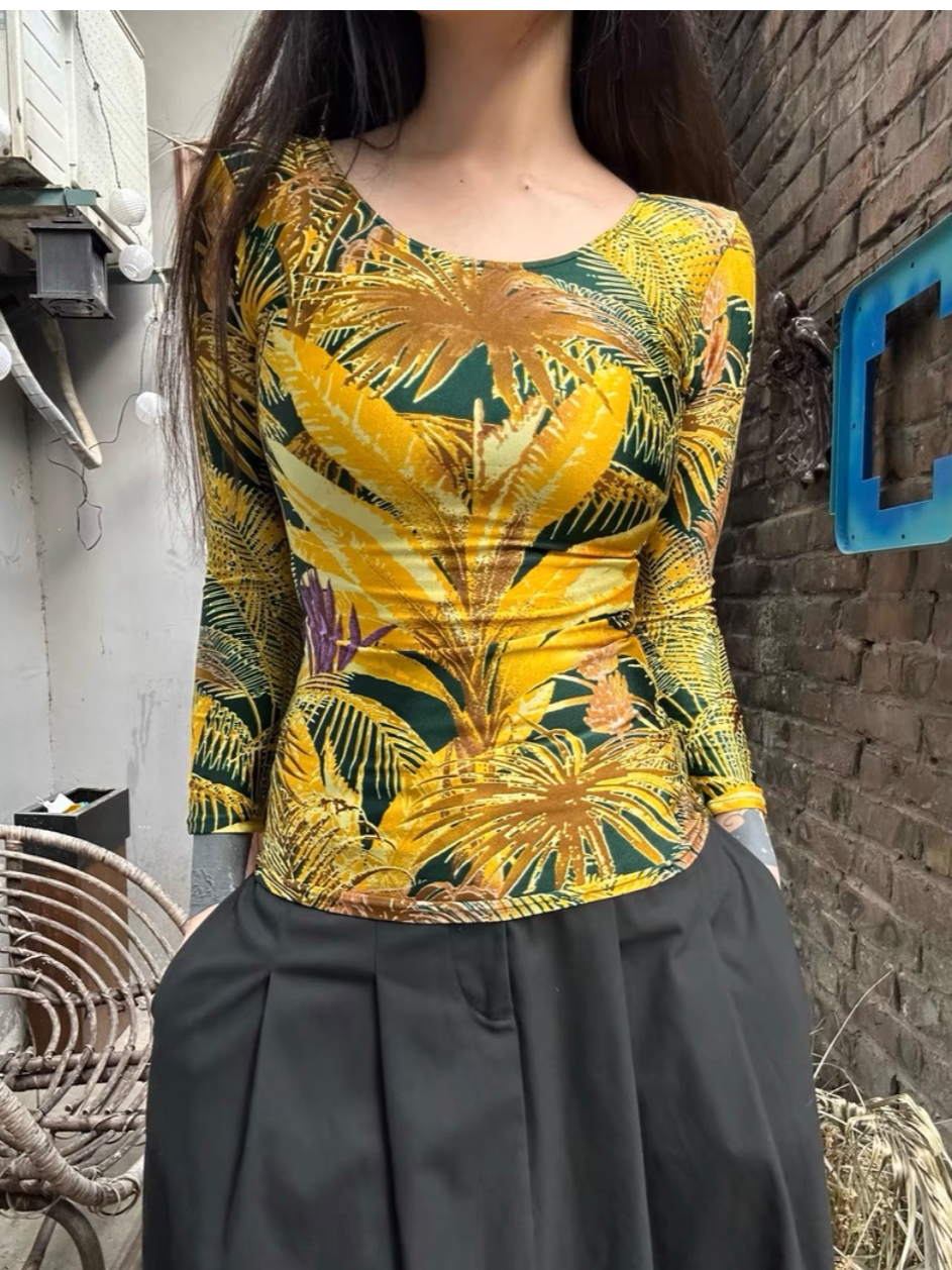 vintage古着辣妹嬉皮流浪废土吊带连衣裙上衣半裙网纱衣链接显瘦