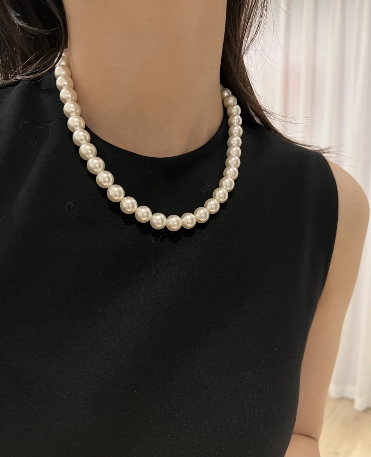 淡水珍珠项链10mm气质优雅（毕业）