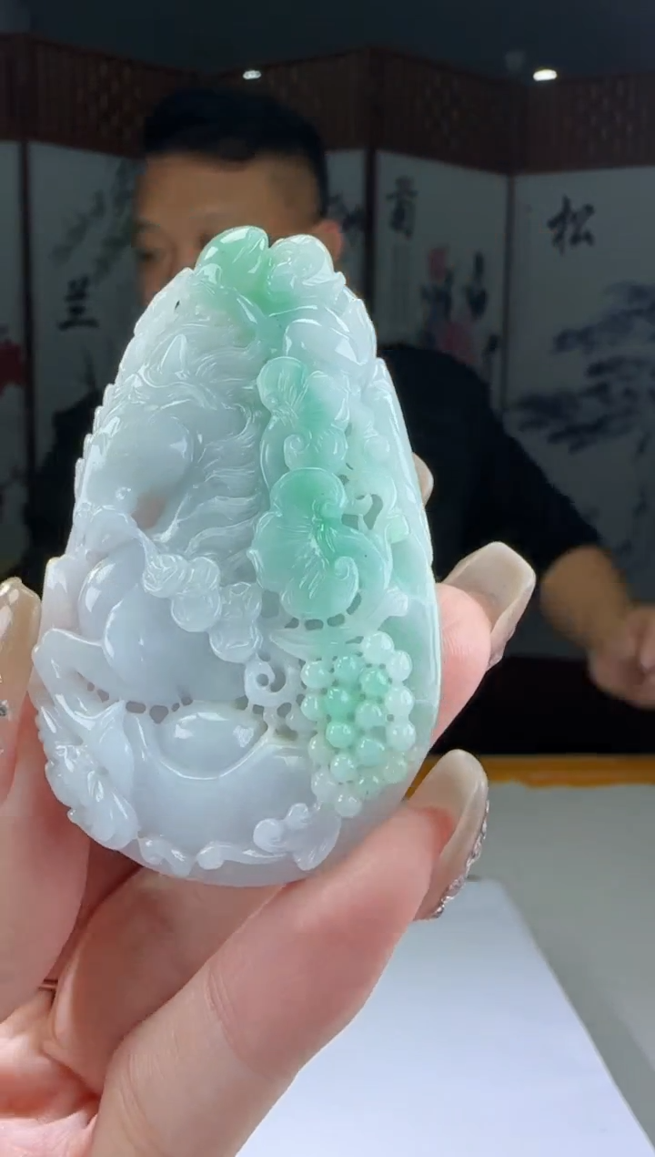 【闪购商品】定制翡翠未镶嵌MM@@SBKJ000166