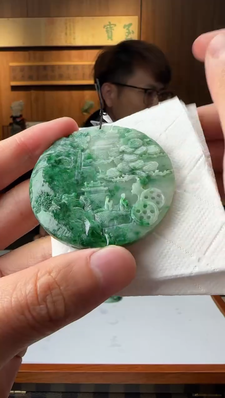 【闪购商品】定制翡翠未镶嵌DY@@SBFCYJ00481