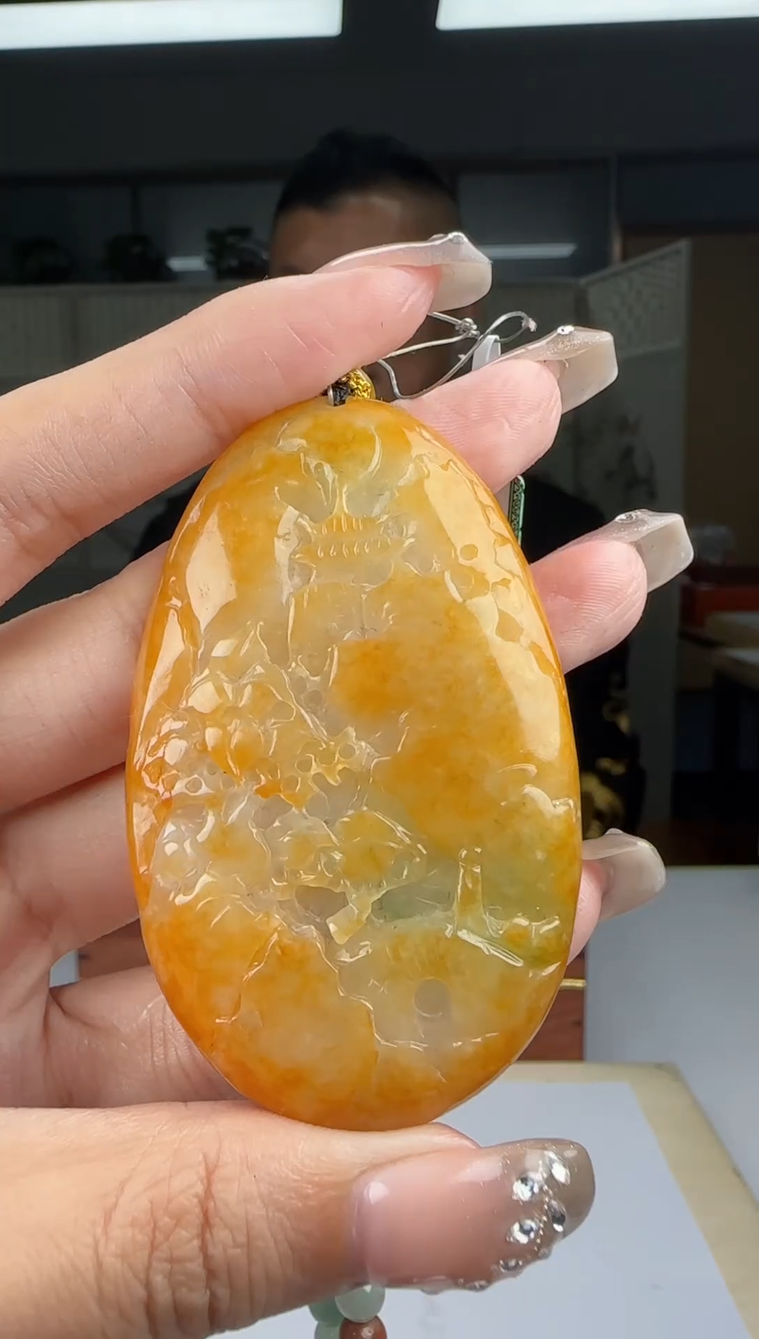 【闪购商品】定制翡翠未镶嵌配链MM@@SBXXG00141