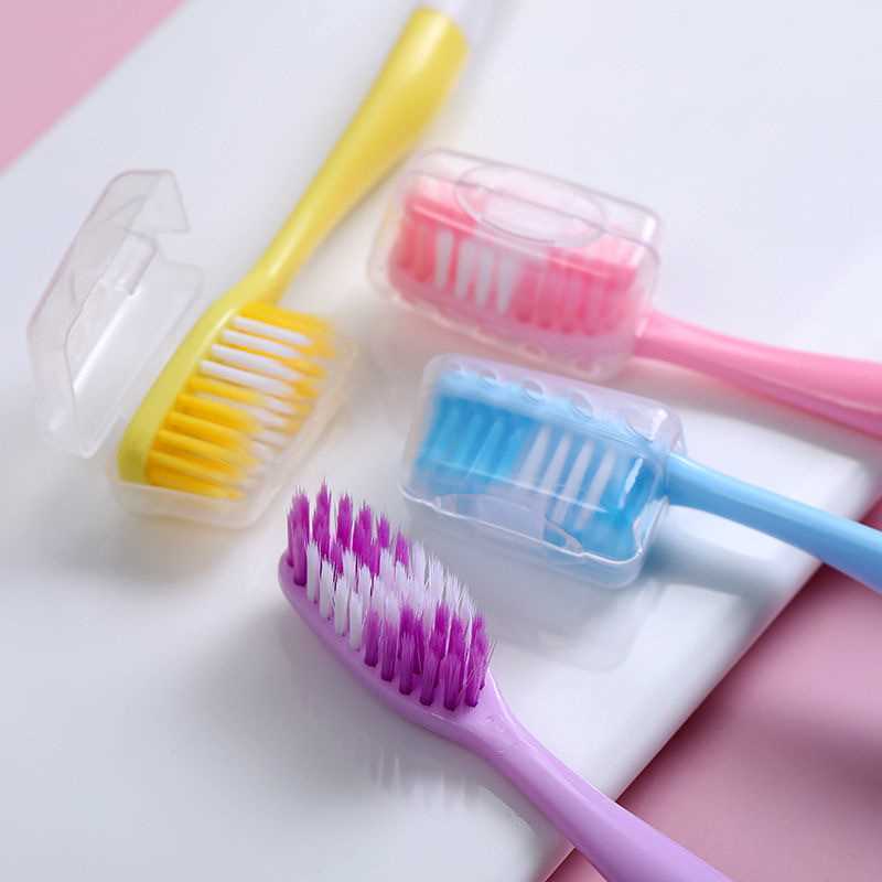 1桶8只装成人软毛宽头牙刷独立家庭装