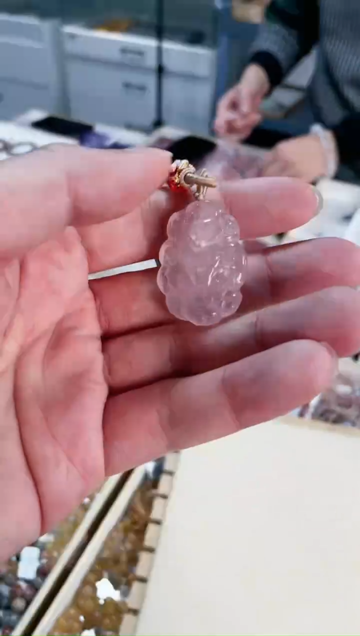 【闪购商品】紫晶颈饰未镶嵌粉晶