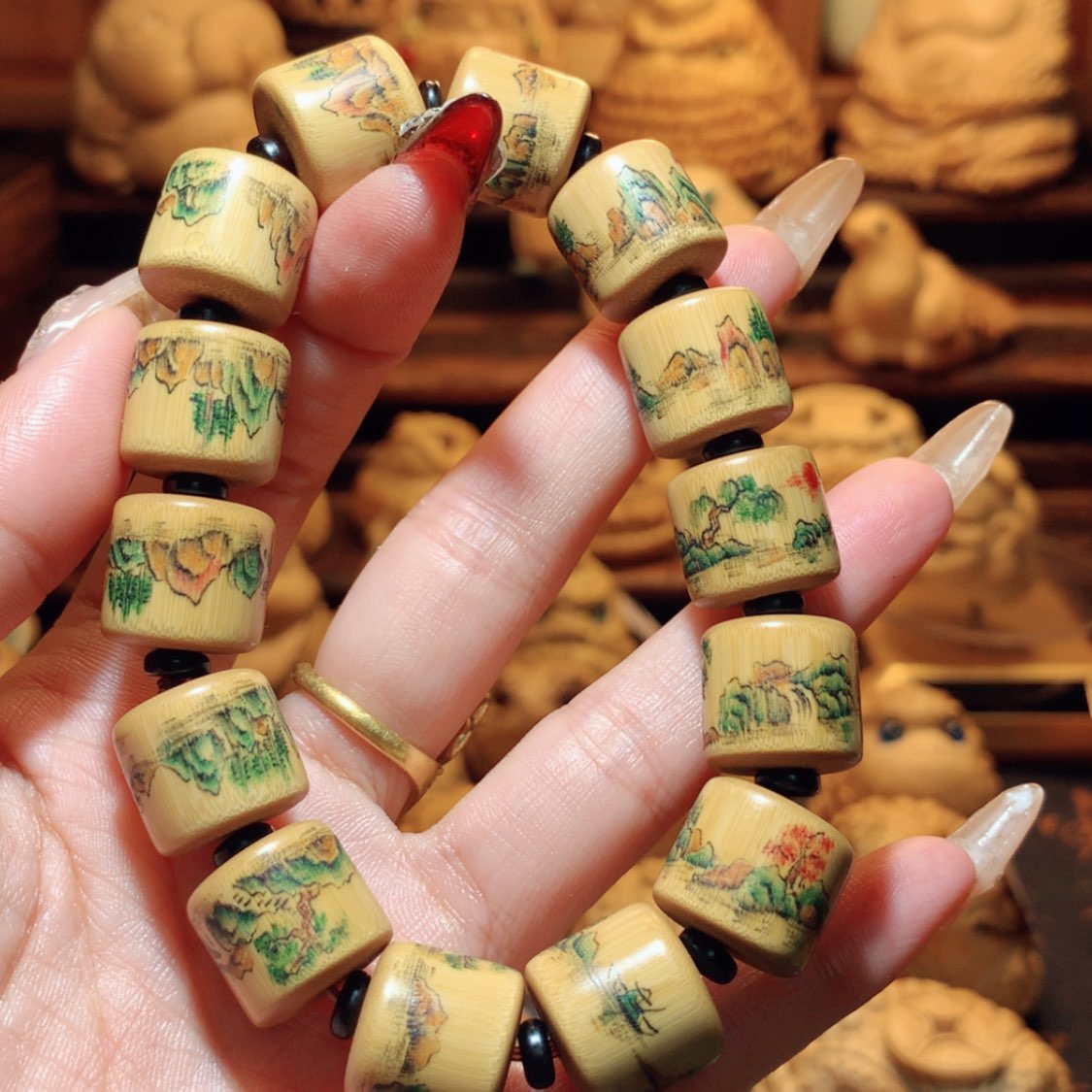 【闪购商品】头*超竹根雕纯手工雕刻工艺