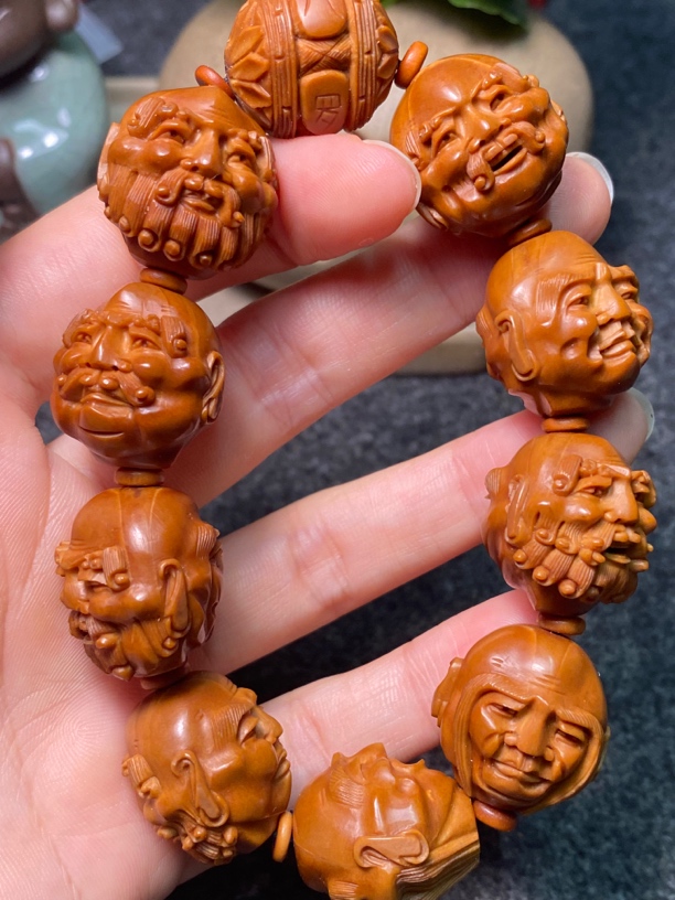 橄榄核手串 须派十八罗汉