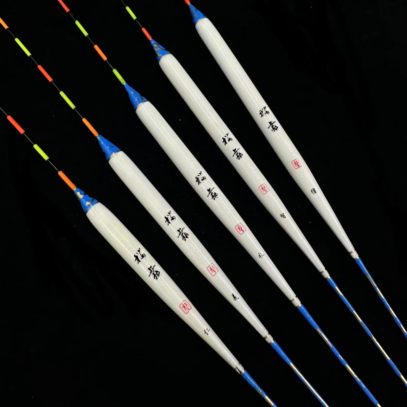 樱舞日式黑拉浮漂二本合带壳孔雀羽高灵敏度实心尾醒目鲫鱼底钓漂