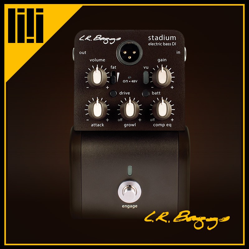 吉他平方美产L.R.Baggs Stadium bass电木贝斯DI盒前级