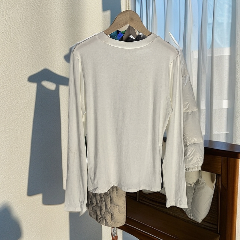 【直播链接】日单外贸韩版女装修身打底白色百搭