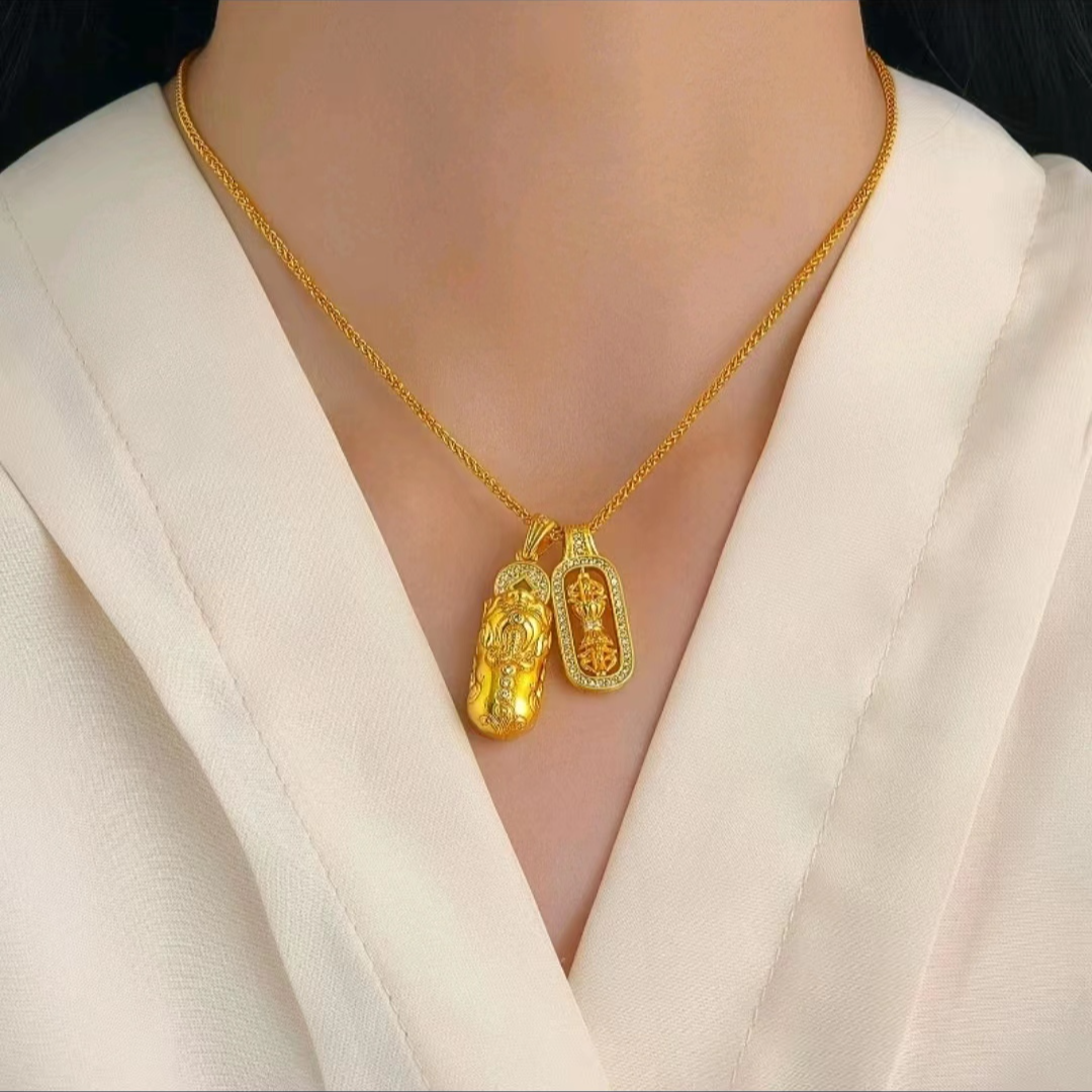 项链 伟雪同款降魔金刚杵项链 