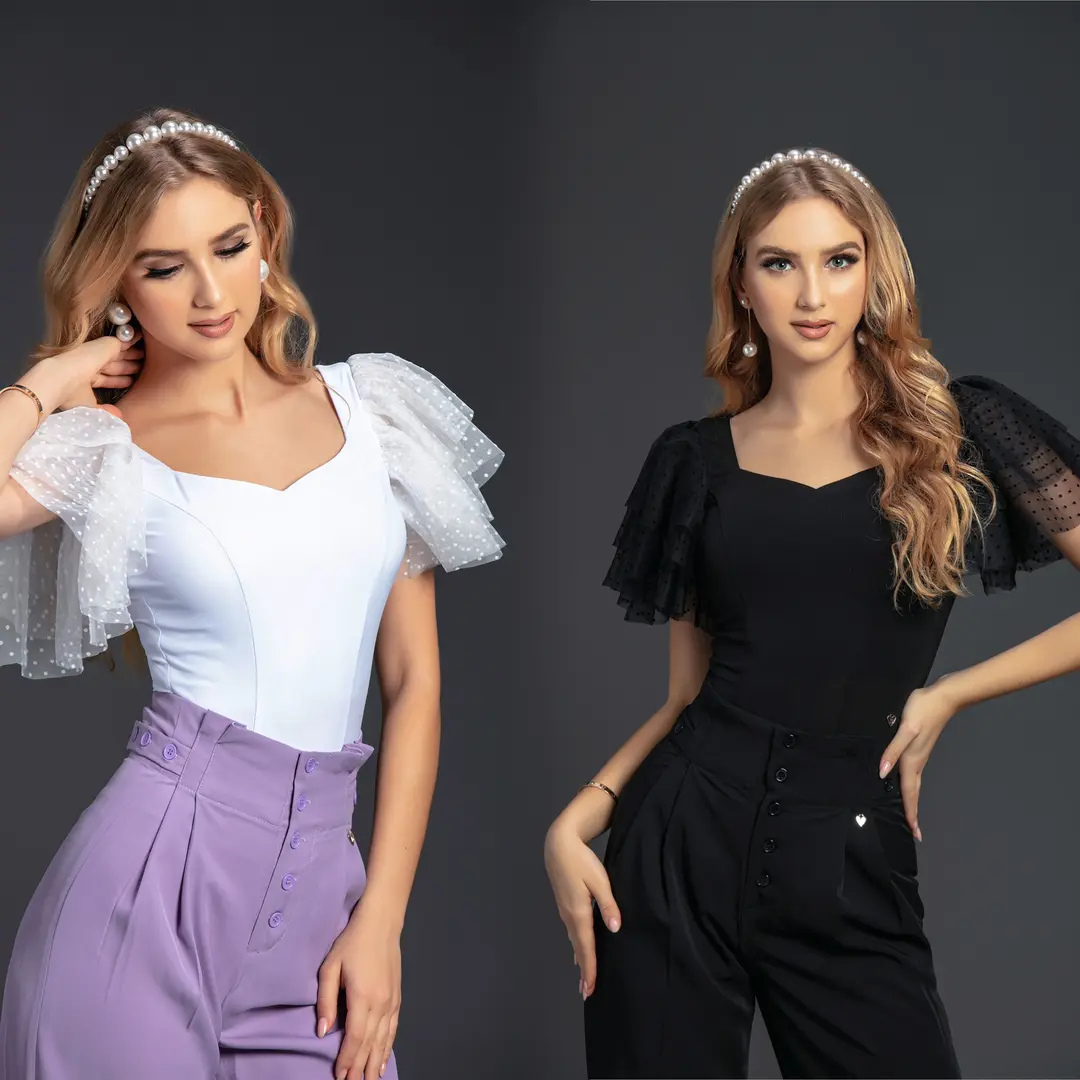 TID摩登短袖拉丁连体上衣新款舞服M439