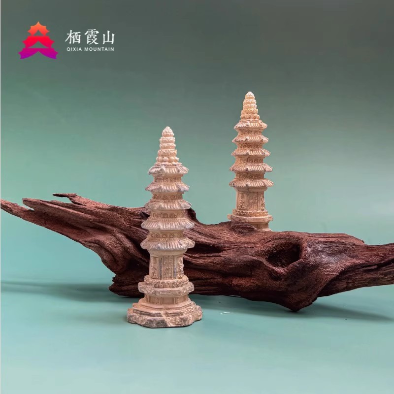 栖霞山官方文创古建筑复刻立体冰箱贴舍利塔复古南京旅游纪念礼品