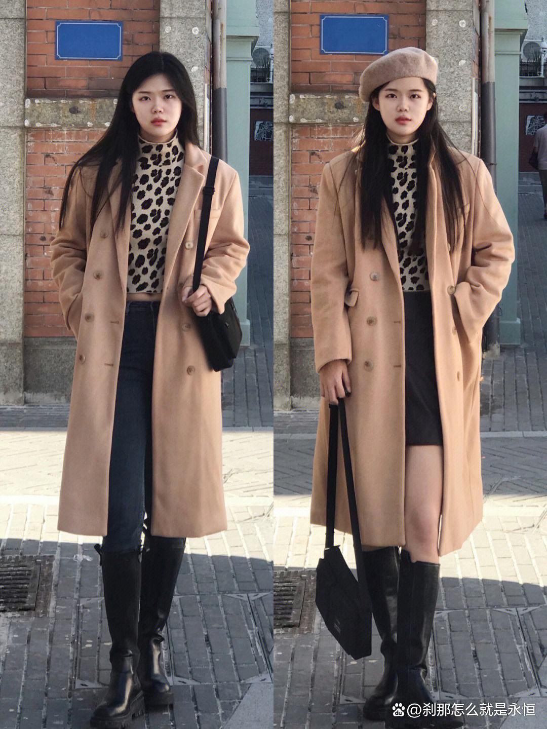 素色的大衣，独特的领饰，令您独具神韵，俏丽无比！（大衣）